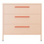 Popstrukt Sprinkles Chest of Drawers - Peach Pop angle