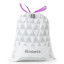 Brabantia PerfectFit Bin Bags with Dispenser, Pack of 40 - Code C, 10-12L