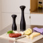 Crushgrind Lyon Grinder, 30cm - Black on the kitchen counter with wors