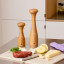 Crushgrind Lyon Grinder, 30cm - Oak on the kitchen counter with wors