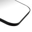 Paramount Mirrors & Prints Lexi Leather Square Mirror - Black detail