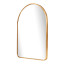 Paramount Mirrors & Prints Aluminium Rounded Crescent 760 Mirror - Gold 