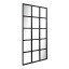 Paramount Mirrors & Prints Dutch Window Mirror - Black