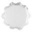 Le Creuset Iris Cake Stand, 28cm - White top view