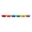 Le Creuset Rainbow Collection Coupe Cereal Bowls, Set of 6 side view