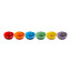 Le Creuset Rainbow Collection Coupe Cereal Bowls, Set of 6 side view