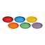 Le Creuset Rainbow Collection Coupe Salad Plates, Set of 6
