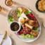 Le Creuset Coupe Serving Platter, 43cm - White as a cheese platter
