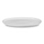Le Creuset Coupe Serving Platter, 43cm - White side view