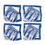 Cara Saven Decor Piccolo Pesce Cove Napkins, Set of 4