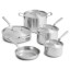 Wolstead Pro Steel Triply Stainless Steel Cookware Set, 5-Piece