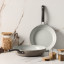 Wolstead Mineral Ceramic Non-Stick Frying Pans, Set of 2 - Pebble