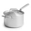 Wolstead Pro Steel Triply Stainless Steel Saucepan with Lid, 20cm