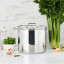 Wolstead Steeltek Ultra Stainless Steel Stockpot, 26cm