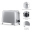 Riva Stainless Steel 2-Slice Toaster, 930W - Brushed Silver
