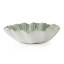 Humble & Mash Scalloped Coastal Speckled Bowl, 35cm - Green