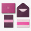 Printworks Cerise Hooray Card & Envelope Set