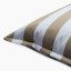 Thread Office Natural Listado Stripe Outdoor Scatter with Feather Blend Inner, 60cm x 60cm close up