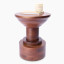 Thread Office Wooden Side Table with book and candle