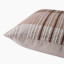 Thread Office Brown Ribbed Stripes Scatter Cushion, 50cm x 50cm close up