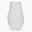 Thread Office Textured Tall Glass Vase, 25cm