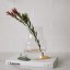 Thread Office Teardrop Clear Glass Vase - Short