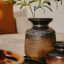 Thread Office Ceramic Ombre Vessel - Tall