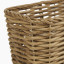 Thread Office Rattan Woven Long Rectangular Planter Basket - Small