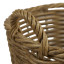 Thread Office PE Rattan Woven Round Basket With Handles - Small