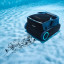 Aiper Scuba X1 Pro Max Robotic Pool Cleaner on the bottom of the pool
