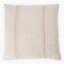 Thread Office White Yarn Dye Herringbone Stripe Scatter Cushion with Feather Blend Inner, 60cm x 60cm