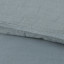 Thread Office Smoke Blue Washed Cotton Duvet Cover Set - Super King