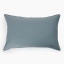 Thread Office Smoke Blue Washed Cotton Pillowcases, Set of 2 - Standard