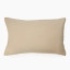 Thread Office Sand Beige Washed Cotton Pillowcases, Set of 2 - Standard