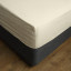 Thread Office Sand Beige Washed Cotton Fitted Sheet - Double