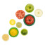 Food Huggers Silicone Airtight Food Covers, Set of 5 -  Fresh Greens top view