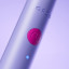 Ordo Sonic Edge Rechargeable Toothbrush - Fiji Fuchsia  on/off button close up