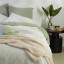 Thread Office Striped Sage Seersucker Duvet Cover Set
