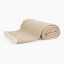 Thread Office Cappuccino Reversible Woven Fringe Throw, 180cm x 200cm