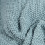 Thread Office Smoke Blue Knitted Cotton Throw, 180cm x 200cm
