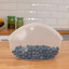 Food Huggers Reusable Silicone Hugger Bag, 900ml - Clear with berries