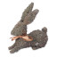 Andrea's Topiaries Medium Fynbos Lying Down Rabbit, 20cm