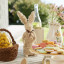 Andrea's Topiaries Natural Pampas Sitting Rabbit - Large