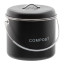 MicroGarden Kitchen Compost Recycling Bin, 6L - Liquorice