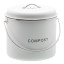 MicroGarden Kitchen Compost Recycling Bin, 6L - Mushroom