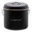 MicroGarden Kitchen Compost Recycling Bin, 6L - Liquorice