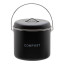 MicroGarden Kitchen Compost Recycling Bin, 6L - Liquorice