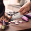 Zwilling Pro Santoku Knife with Scalloped Kullen Edge, 18cm