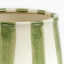 Thread Office Ceramic Green Stripe Planter