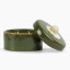 Thread Office Green Reactive Glaze Ceramic Filled Candle With Lid
